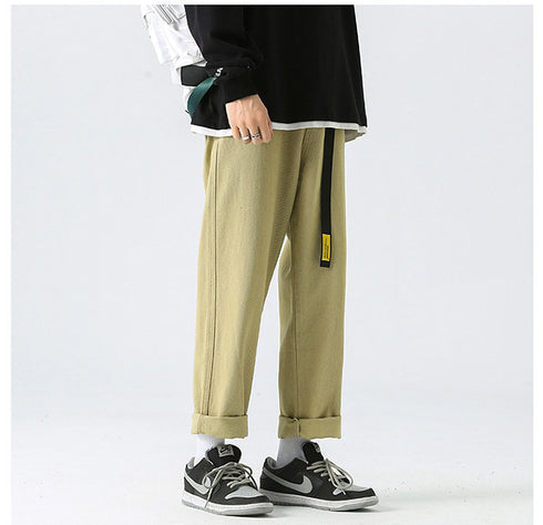 Fall Men's Straight Leg Loose Casual Denim Jean Pants